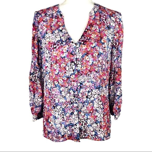 -Parker Dahlia Ditsy Floral Blouse Shirt NWT S - Picture 1 of 8